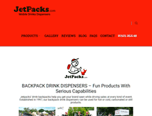 Tablet Screenshot of jetpacks.com